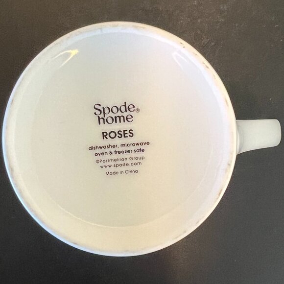 Spode Home ROSES Porcelain Cup Mug w/ Butterflies ~ Portmeirion Group - Picture 10 of 11
